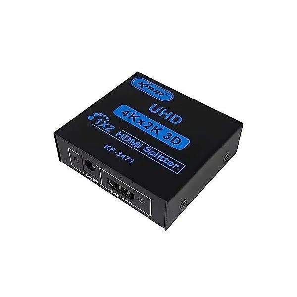 Splitter HDMI Divisor com 1 Entrada e 2 Saídas 3D - Knup KP-3471 - Foto 4