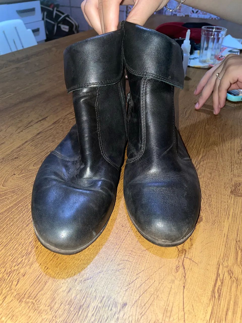 Bota de couro da Constance  - Foto 2