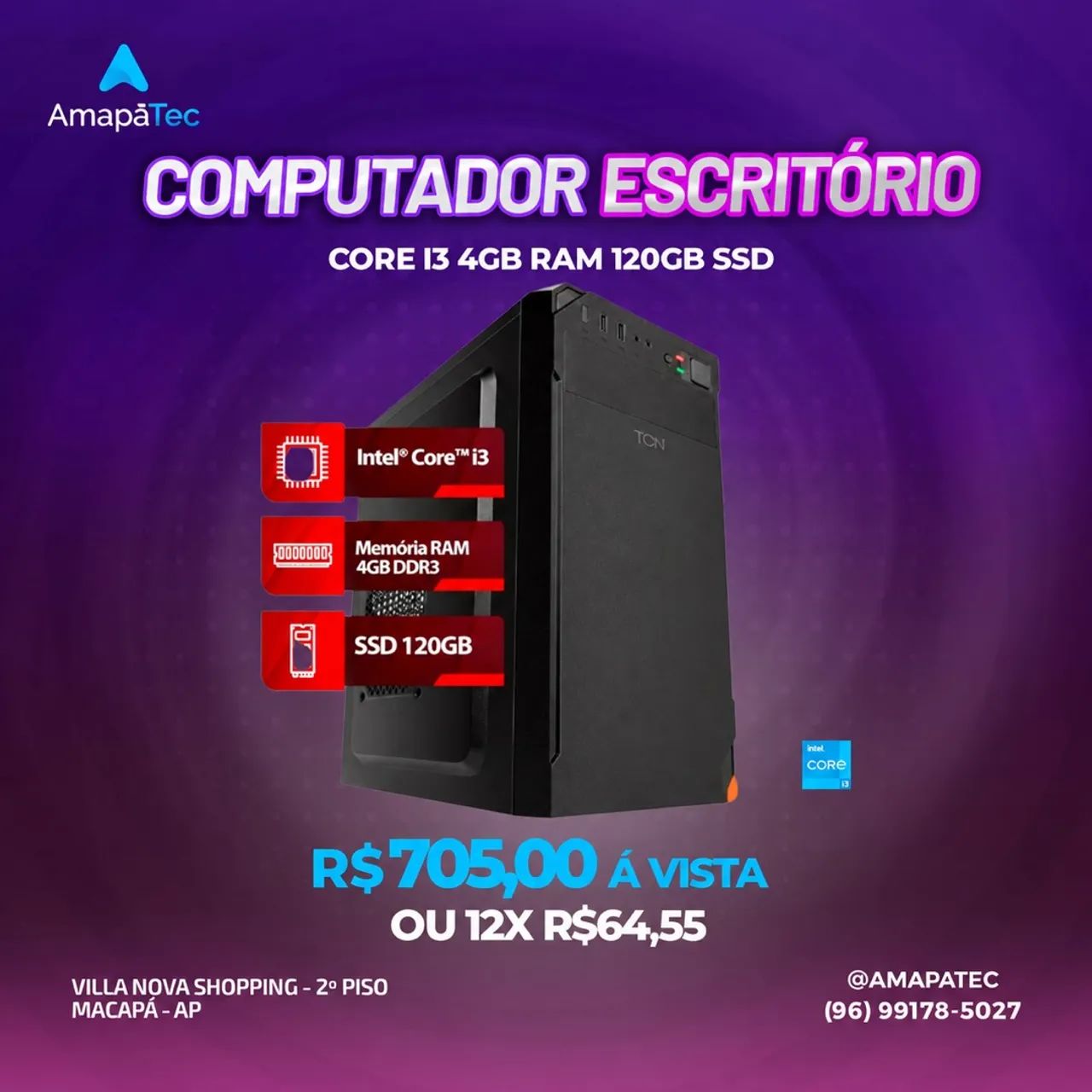 Computador Escritório TCN