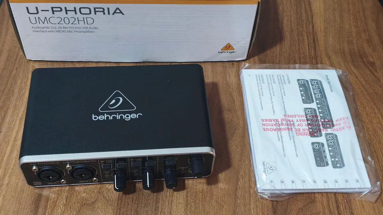 Interface de áudio - UPHORIA UMC202HD - Foto 3