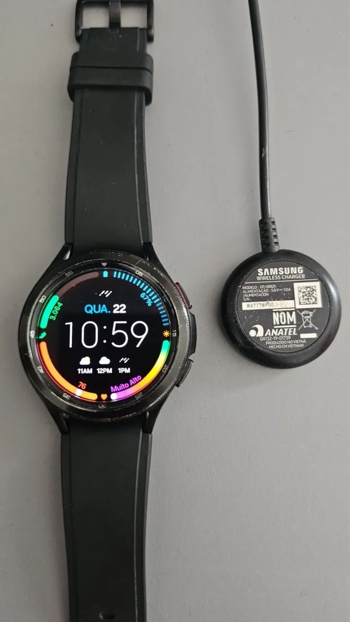 GalaxyWatch4クラシック　46mm SAMSUNG GALAXY WATCH 4 CLASSIC BT 46MM PRETO | Amazon.com.br