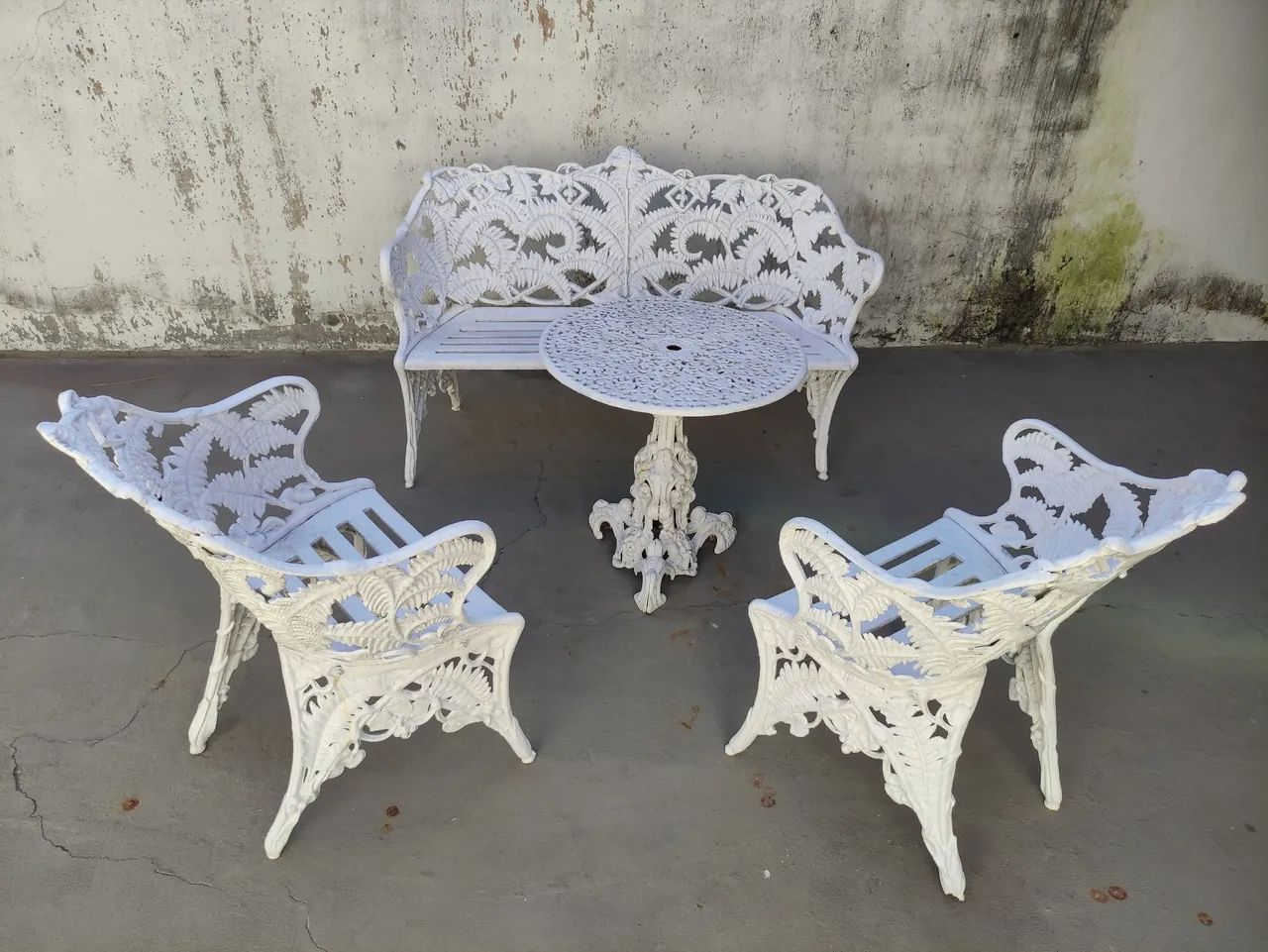 Conjunto de mesa e cadeiras para jardim ou área externa - Foto 2