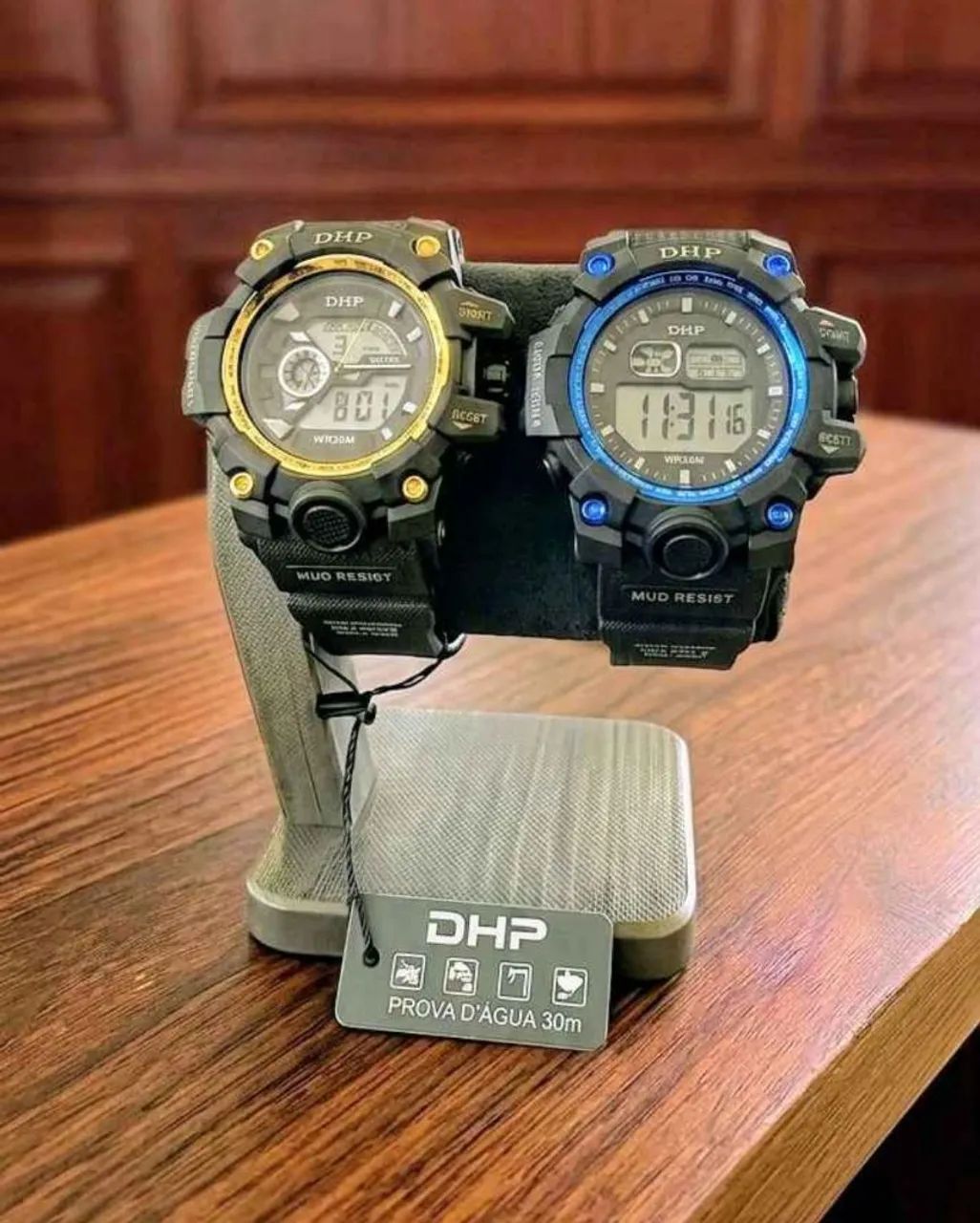 Relógio digital a prova d água DHP skimei 