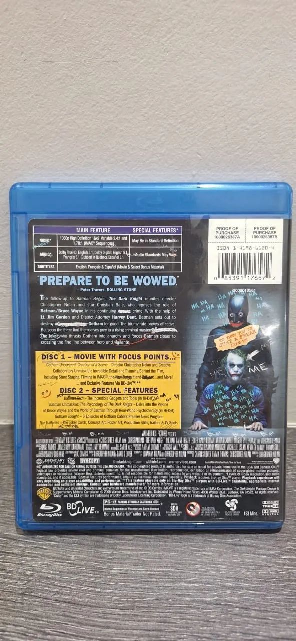  Blu-ray Batman- The Dark Knight - Foto 3