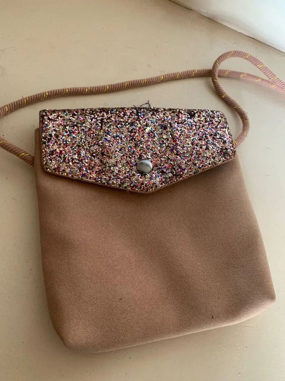 Bolsa Tiracolo Infantil com Brilho Hering Kids - Foto 2