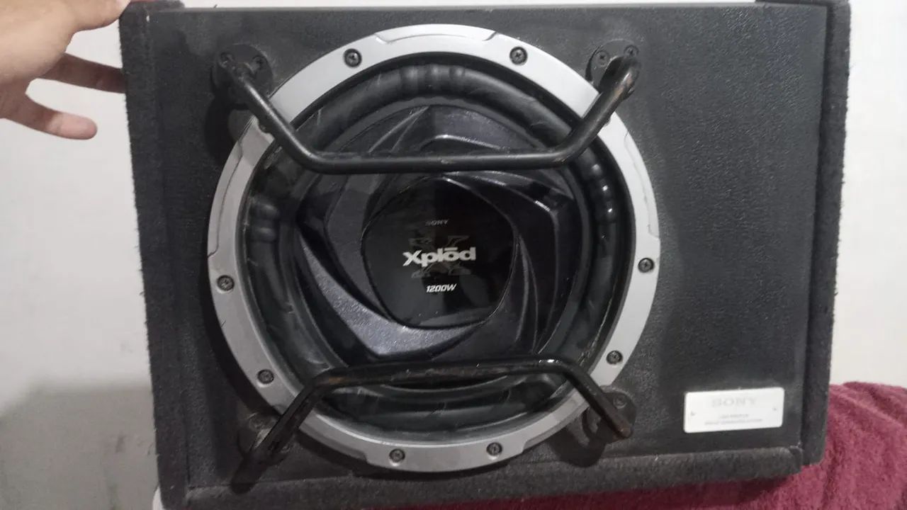 Som subwoofer 12 polegadas 
