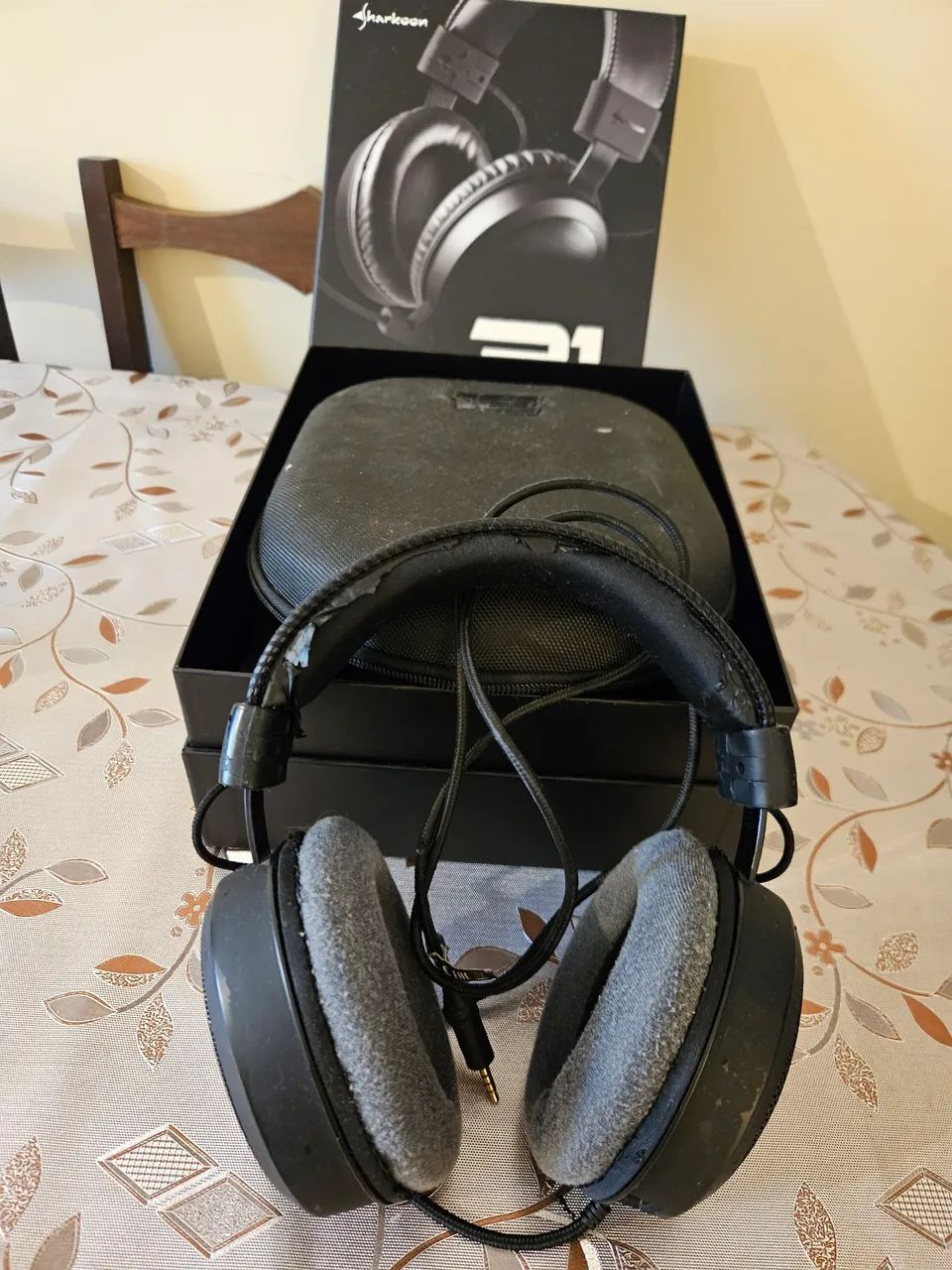 Headset Gamer Sharkoon B1 - Inclui case e caixa original - Foto 5