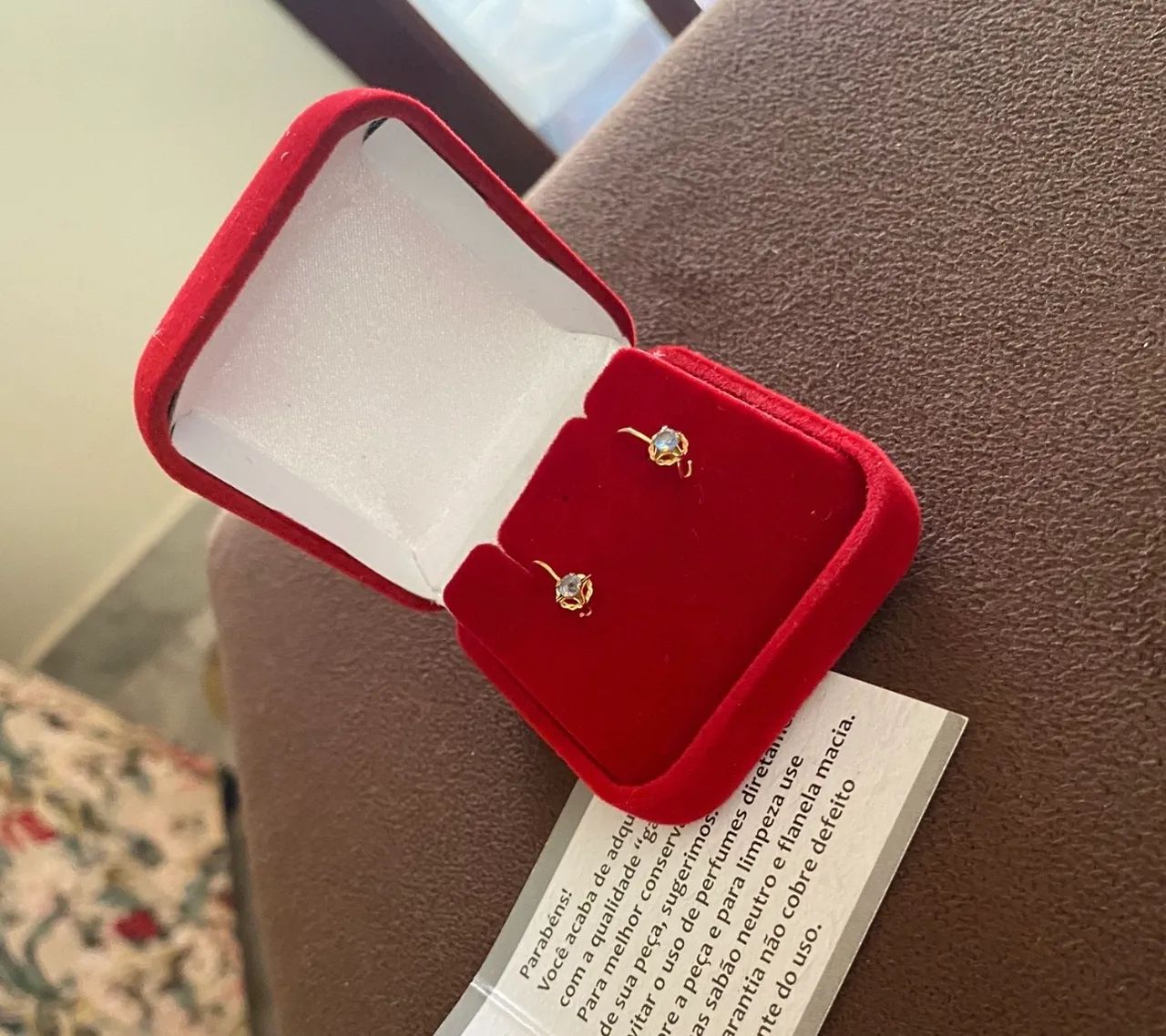Vendo esse brinco de  ouro 18k - Foto 2