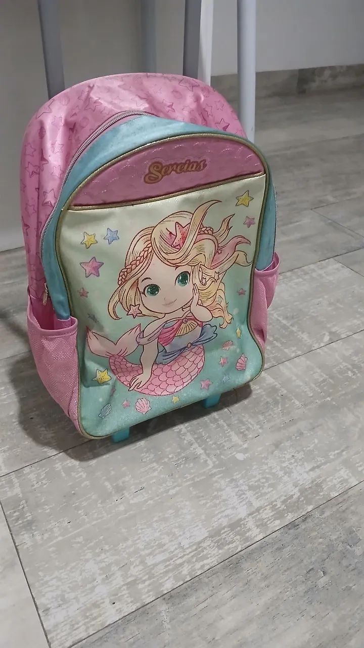 Mochila com rodinhas Sereias  - Foto 3