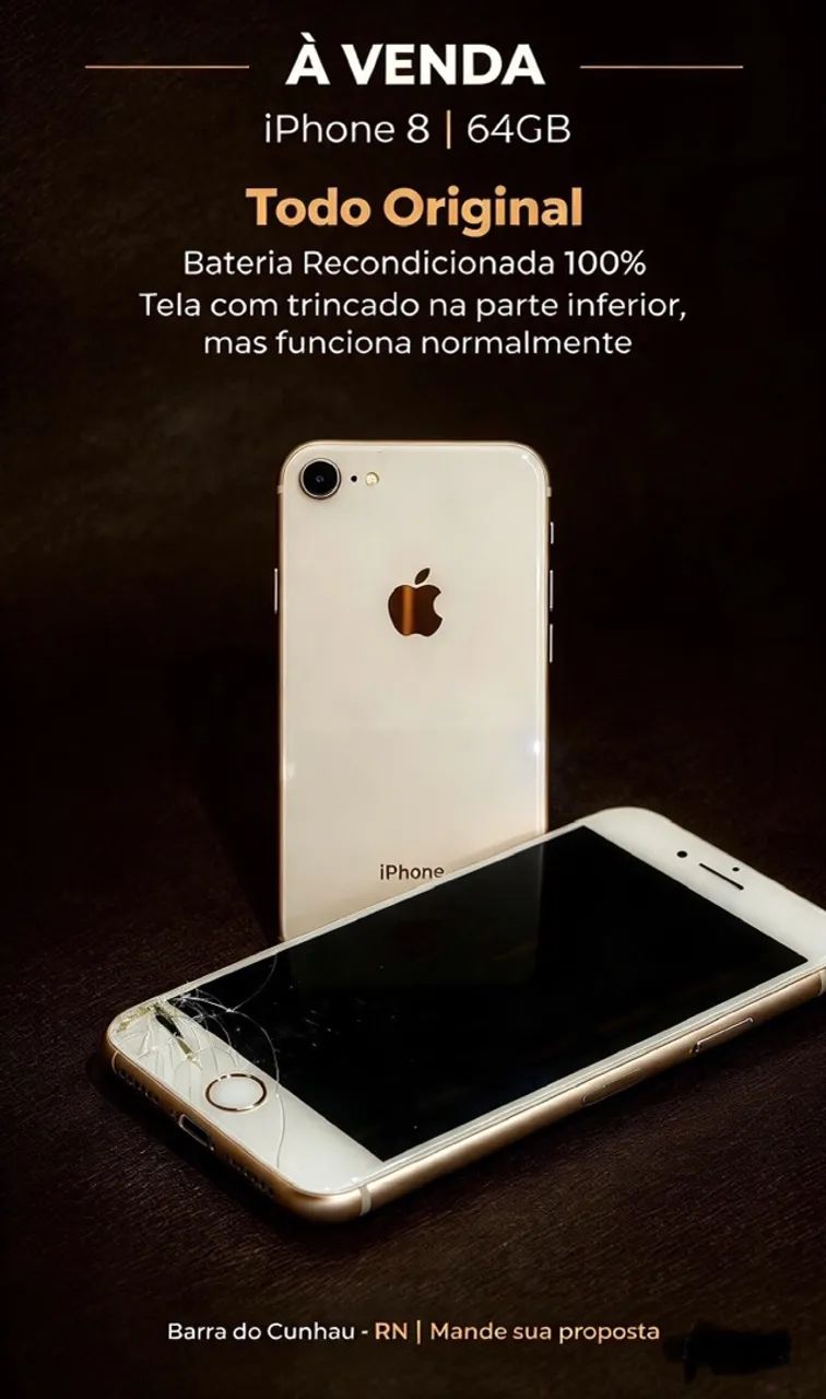 Vende-se iPhone 8 
