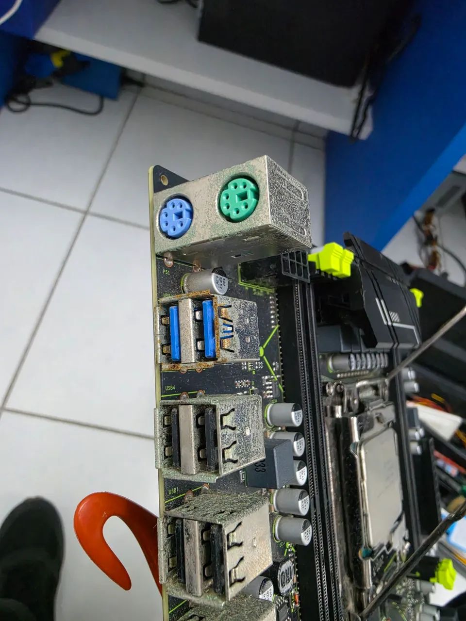 Placa mãe xeon MR9A e Processador 2697v3 - Foto 4