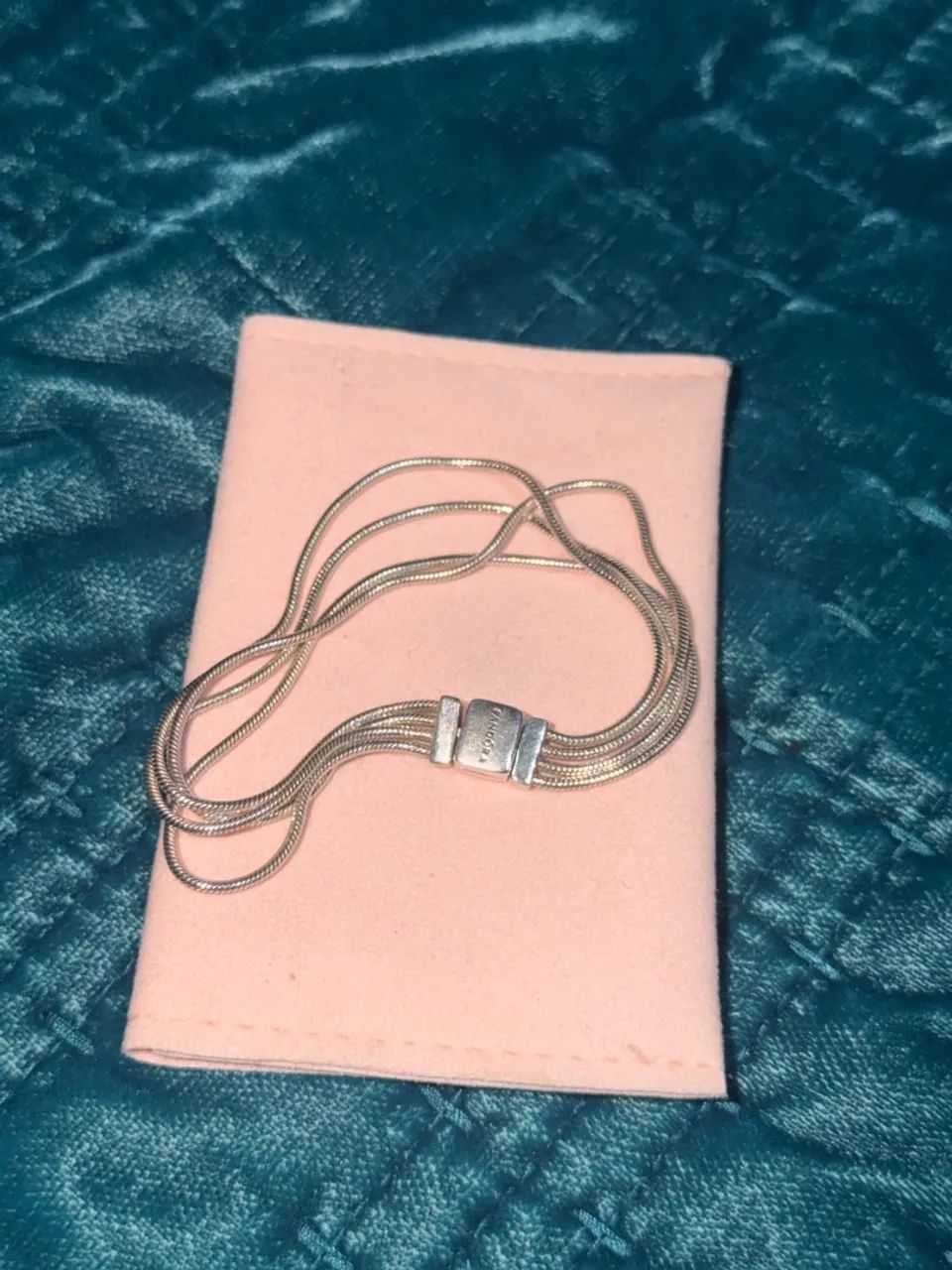 Bracelete Pandora Multi Fios - Prata 925 - Foto 4
