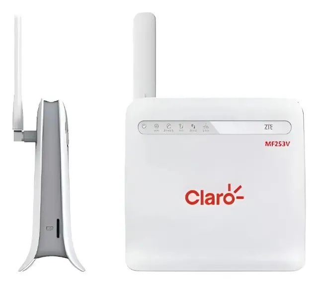 Modem Roteador Vitrini 3g 4g Zte Mf253v Chip Claro