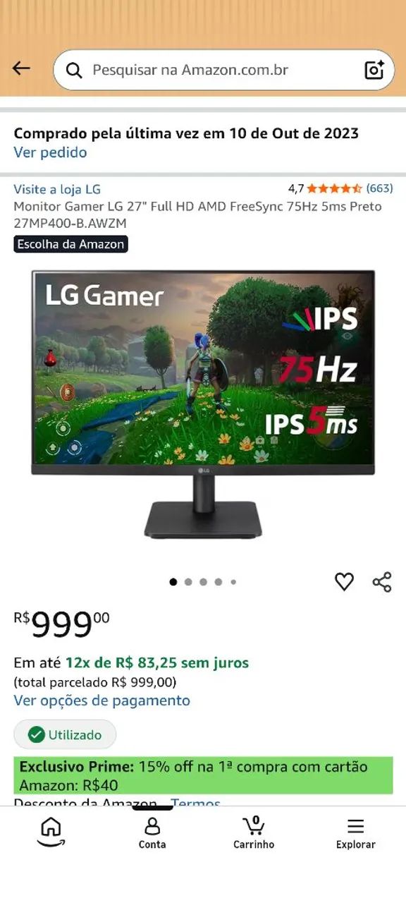 Monitor gamer