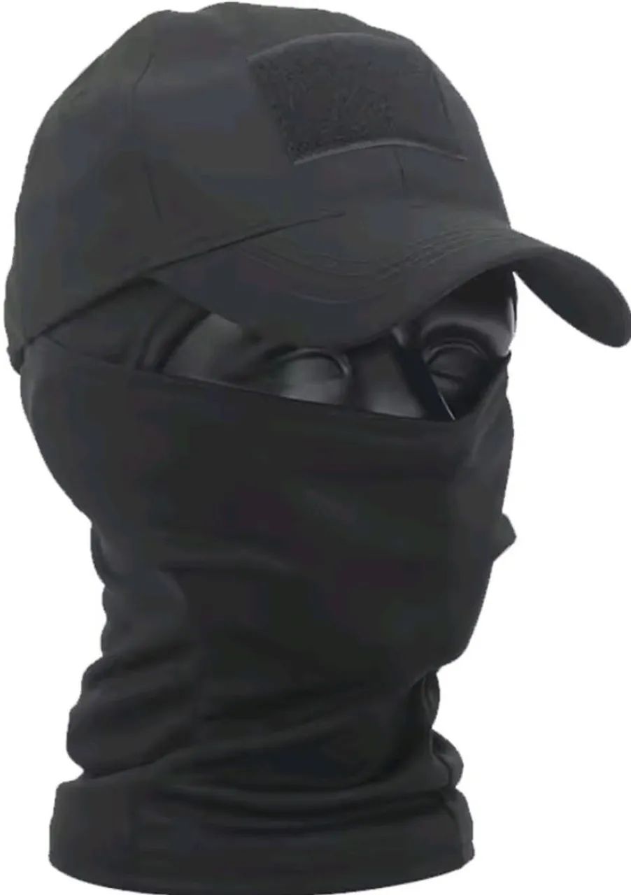 BONE TÁTICO COM BALACLAVA  - Foto 5
