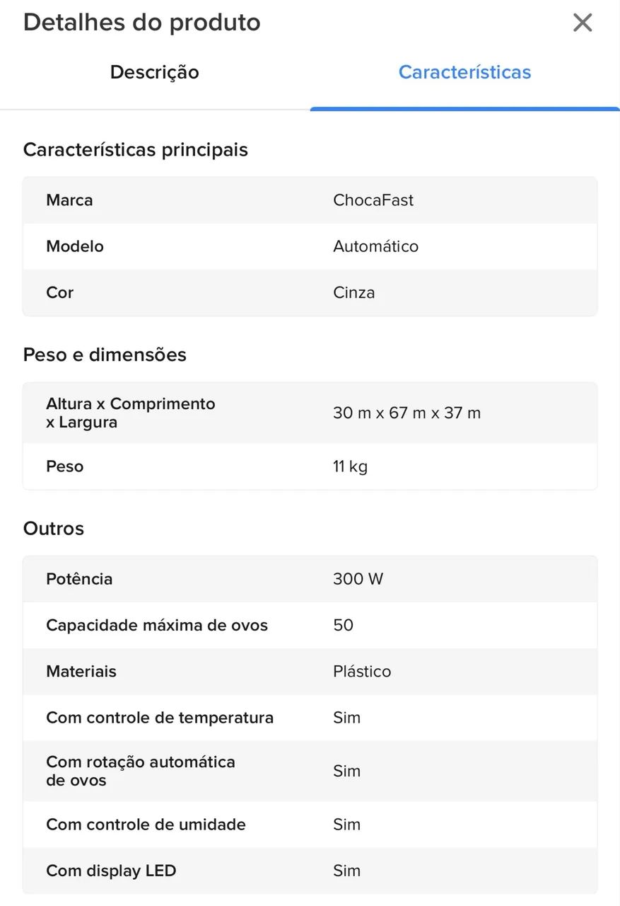 Chocadeira ECOFAST 50 ovos - OPORTUNIDADE  - Foto 4