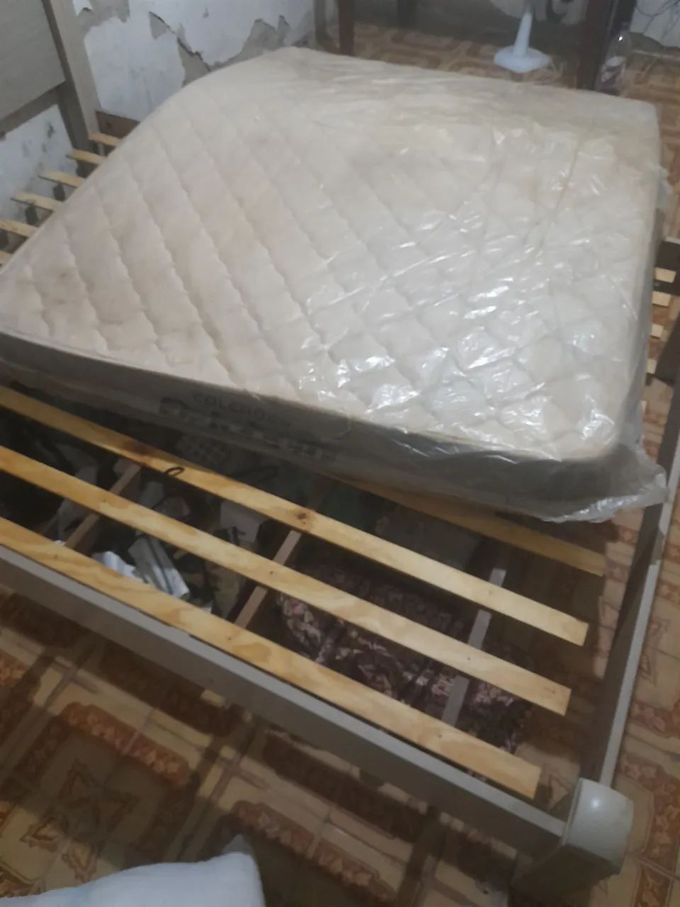 Colchão de casal ortobom plastificado