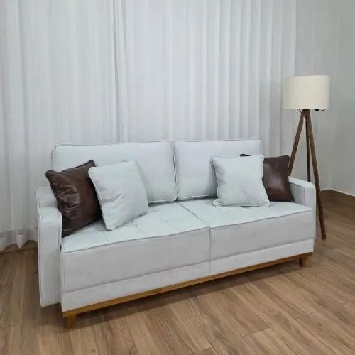 Sofa Living Sofia Molas Bonnel 2.00m Linho Impermeável l88 - Foto 2