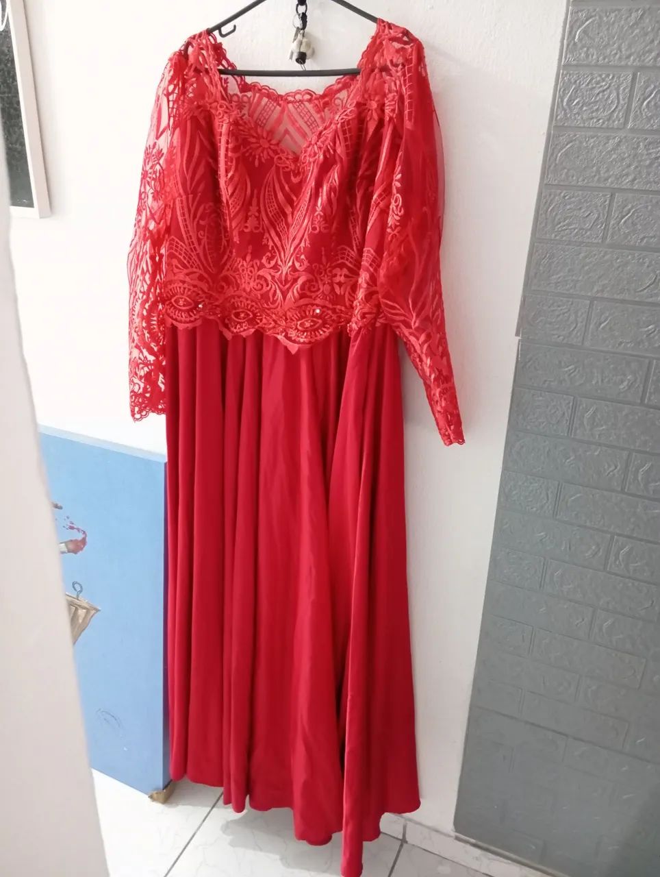 Vestido formatura Vermelho G - Foto 5