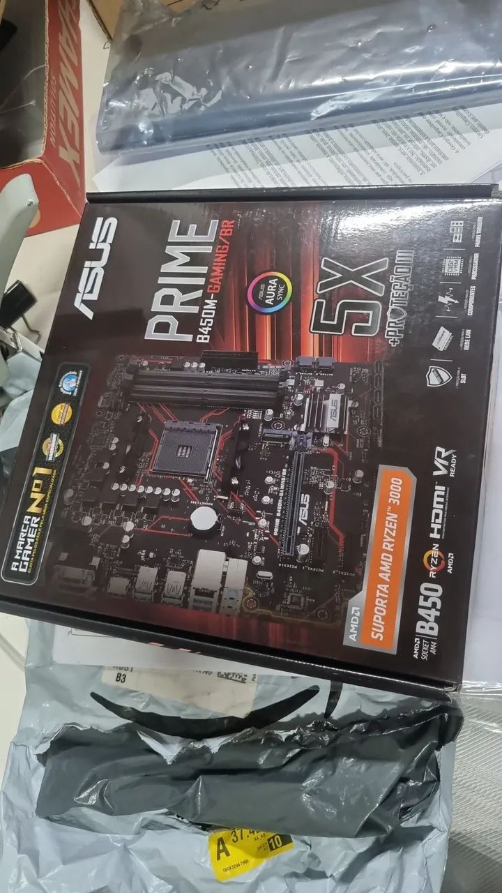 Kit ryzen 5 3600. Placa mae 