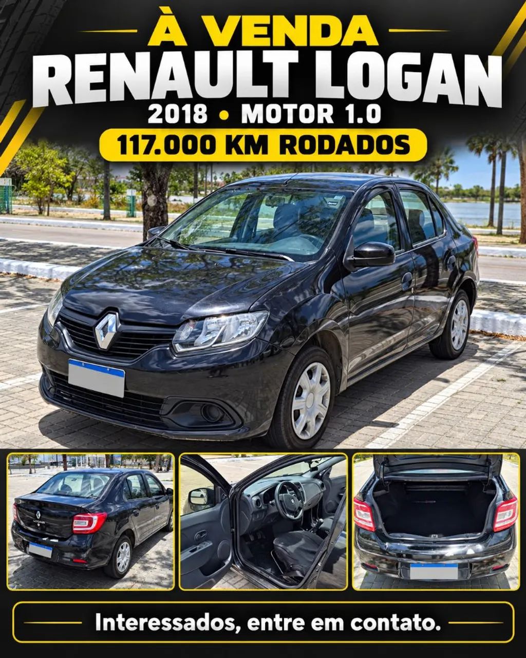 Renault Logan LOGAN Authentique Flex 1.0 12V 4p 2018