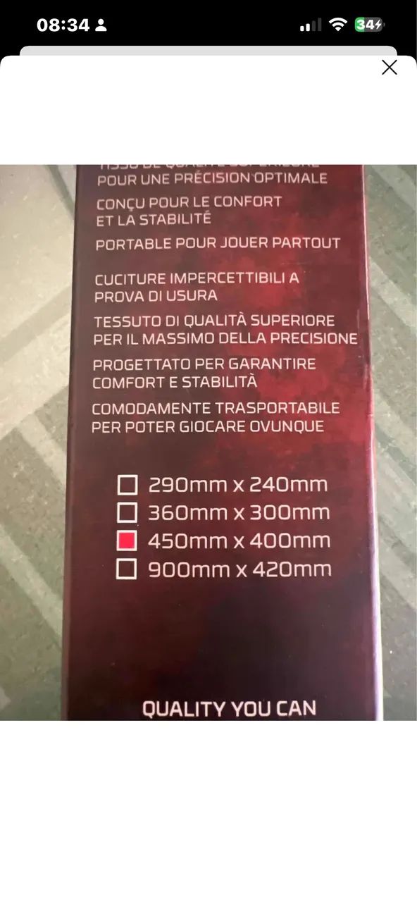 Mousepad hypers