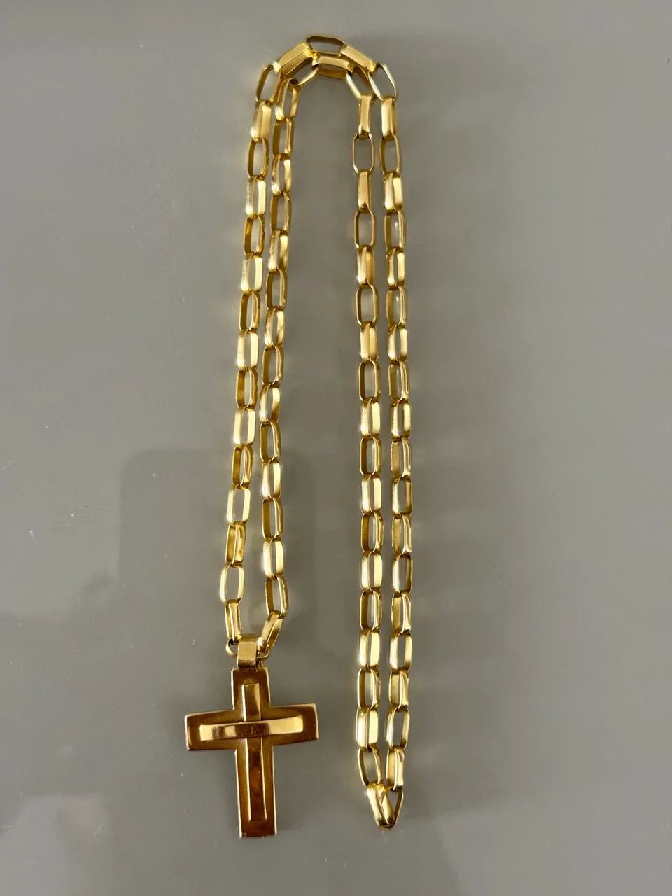 CORRENTE MASCULINA OURO 18K - Foto 2