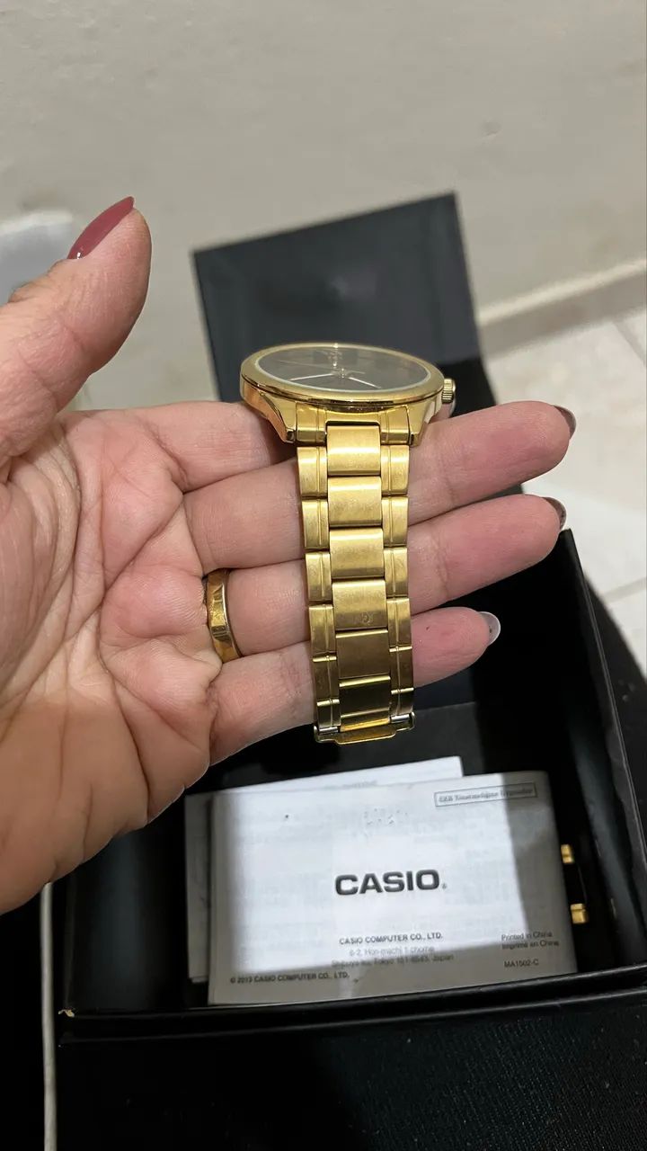 Relógio Casio Dourado - Foto 3