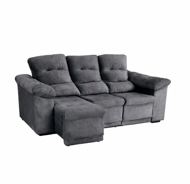 Sofá Retrátil e Reclinável Verona Comfort 2,10 m 2