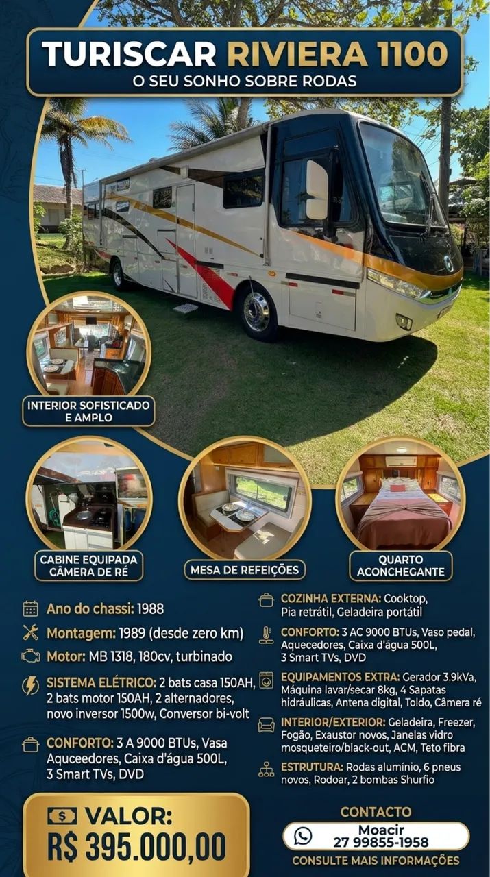 MOTORHOME TURISCAR RIVIERA 1100
