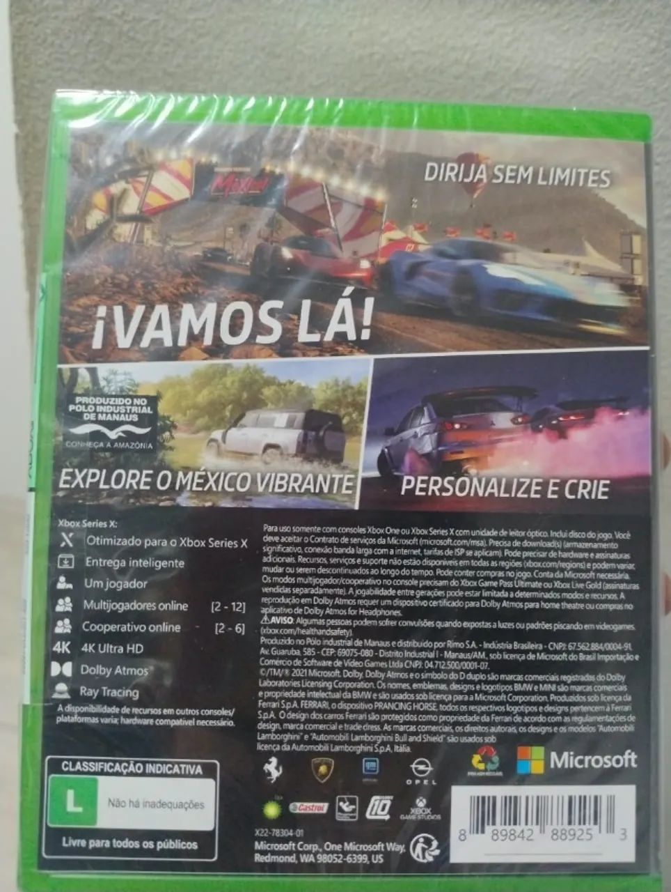 Forza Horizon 5 Xbox One / Series X - Mídia Física Lacrada (Apenas