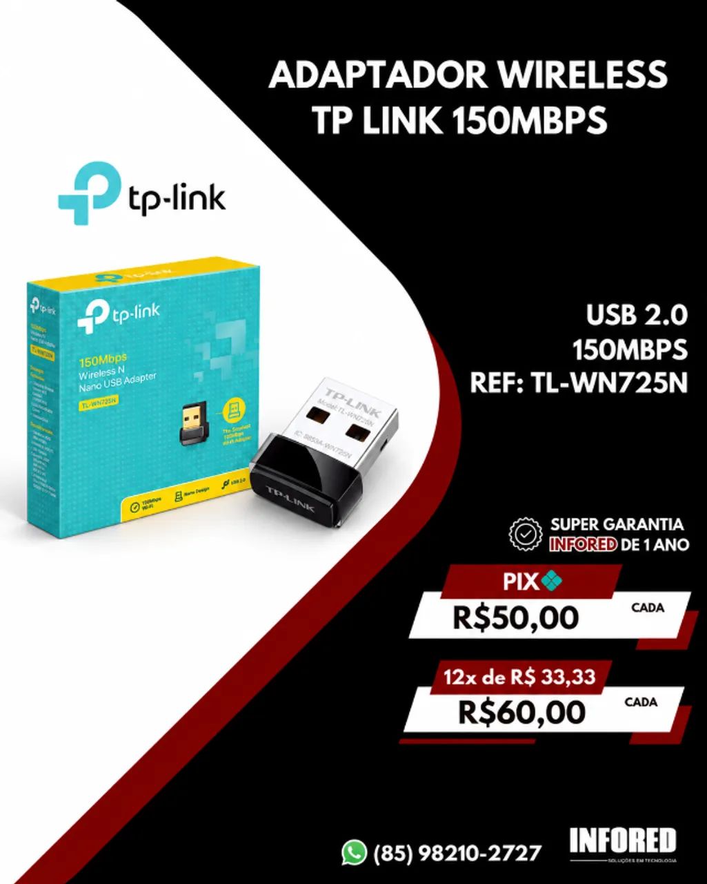 Adaptadores Wireless USB em Oferta   - Foto 4