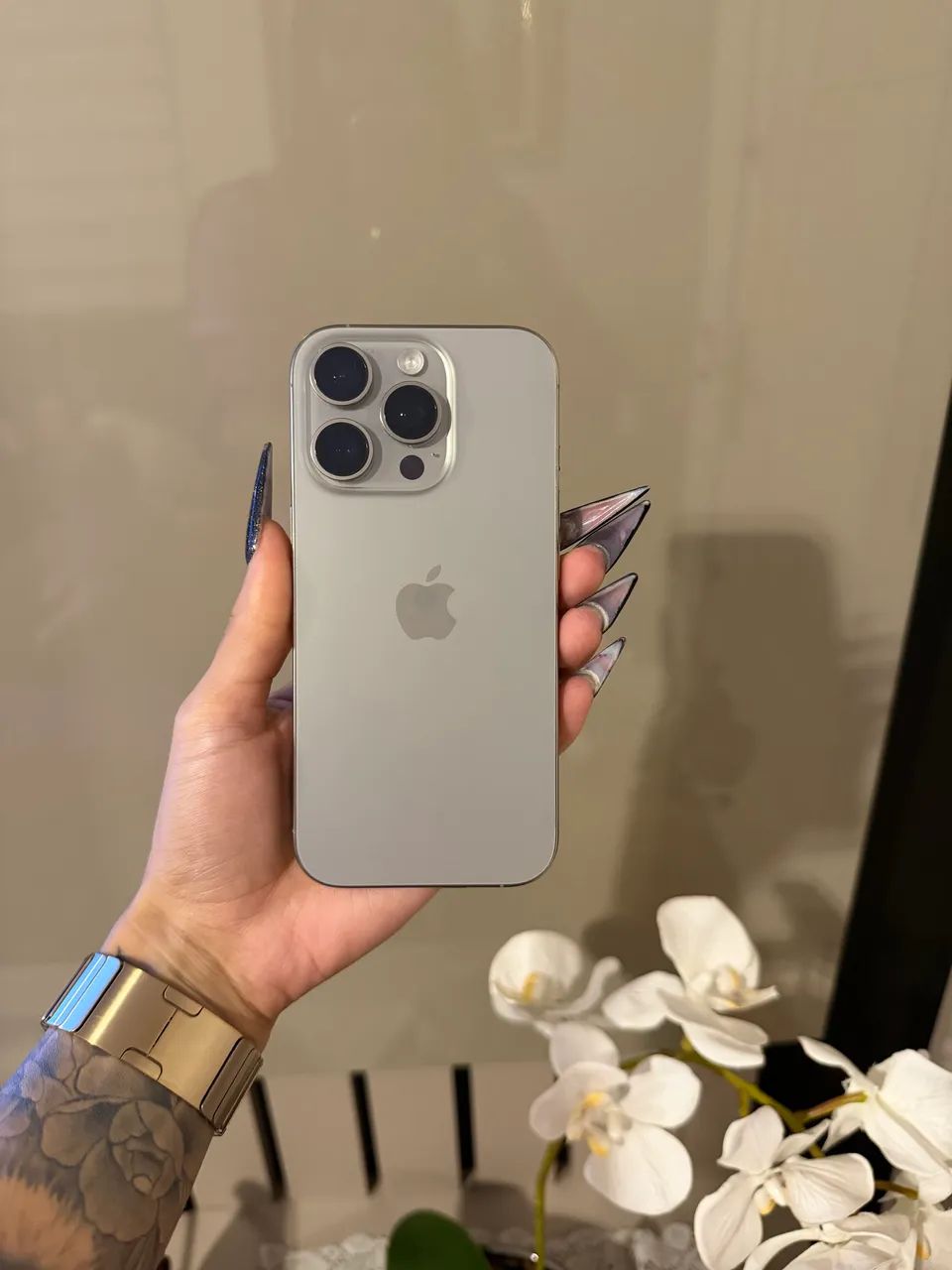 iPhone 16 Pro 512gb Titânio Natural IMPECÁVEL 