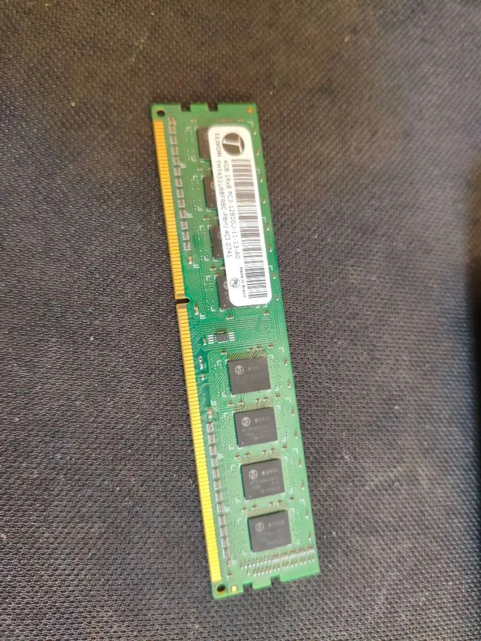 VENDO MEMÓRIA RAM 4GB DDR3