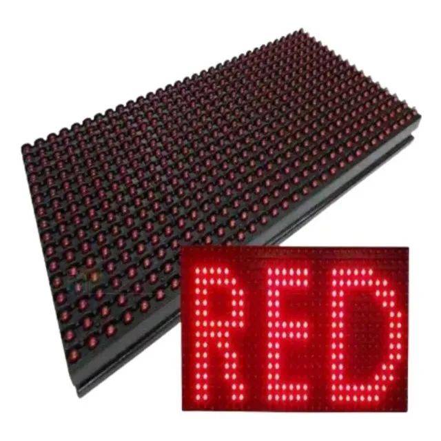 modulo de placa led 32x16 vermelho (Honestidade e Qualidade Distribuidora JK Eletrônicos)