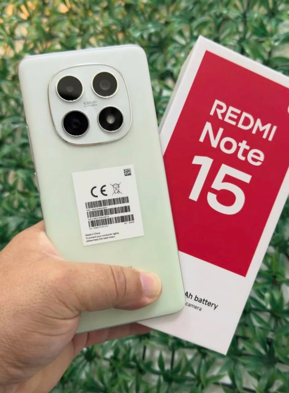 Redmi Note 15 - Verde - 256Gb/8Ram Lançamento Roxo 