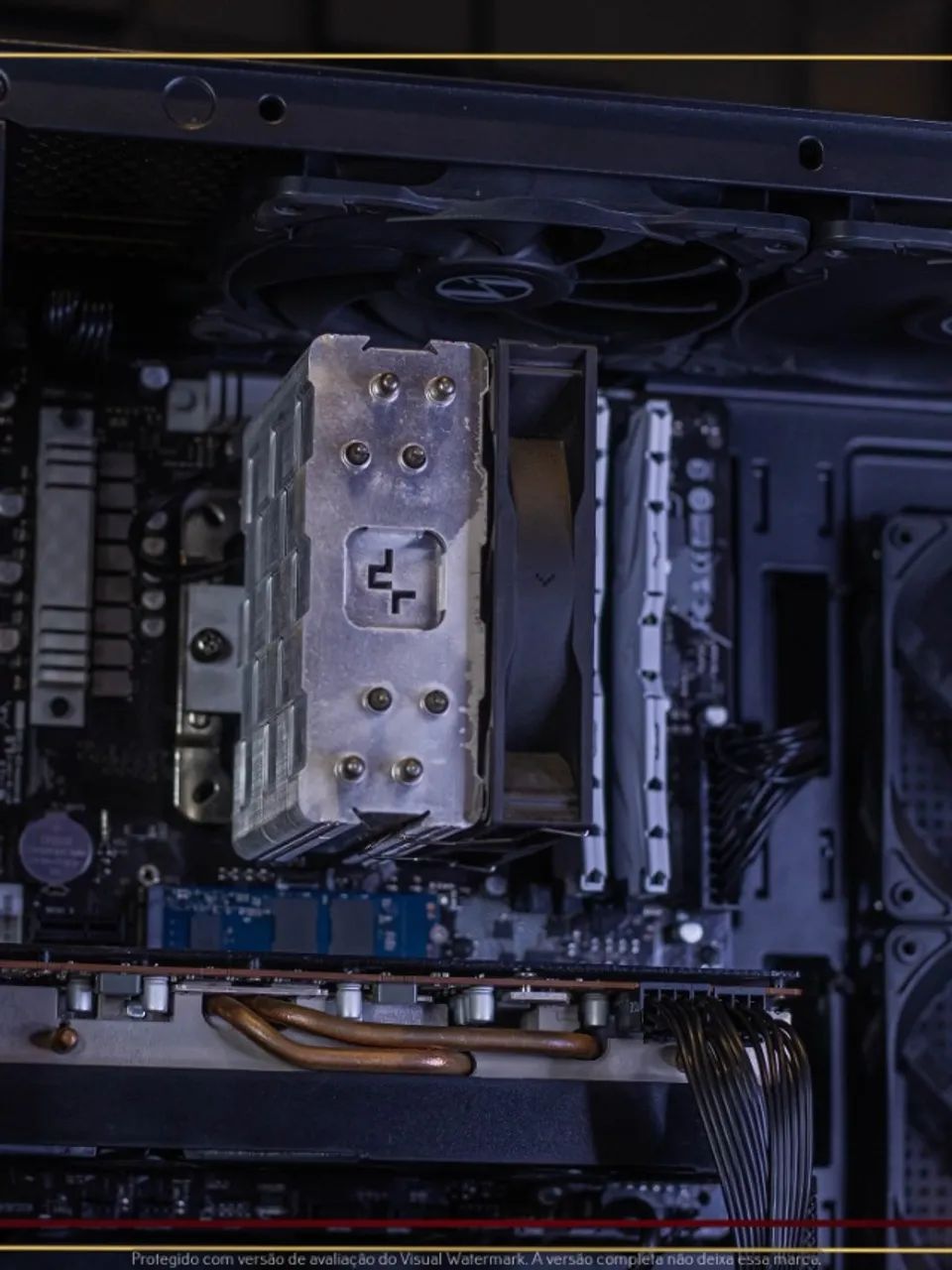 Setup Ryzen 5 5500, 32gb, 1tb SSD, RX 5700 XT, Cooler AG400, Fonte 650W, Gab. Cube - Foto 5
