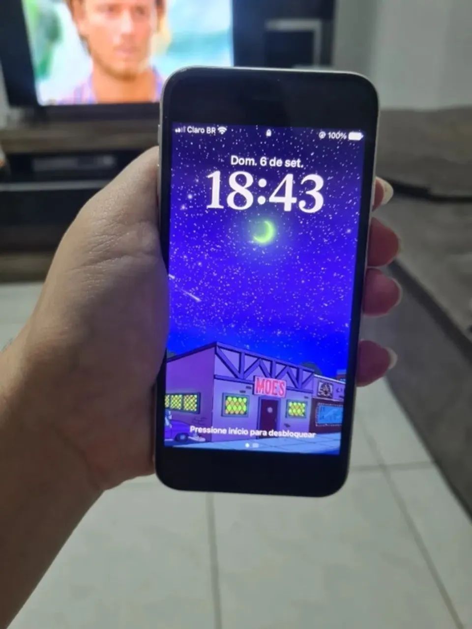 iPhone SE 3ª Geração 128GB Branco - Funcionando Perfeitamente