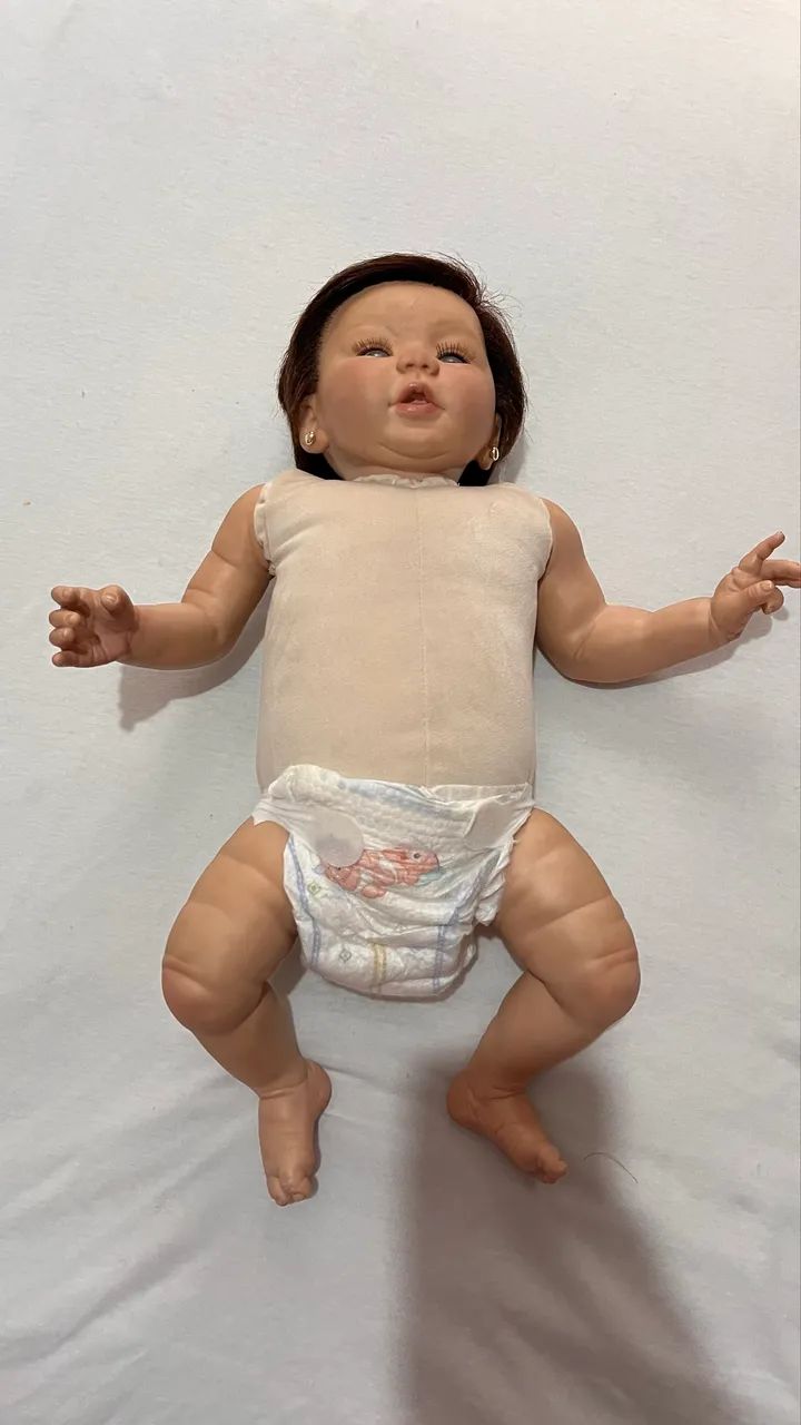 Boneca Bebê Reborn modelo Kylin - Foto 3
