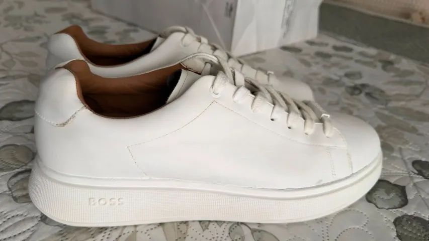 Tênis BOSS Bulton Runn Branco - ORIGINAL  - Foto 2