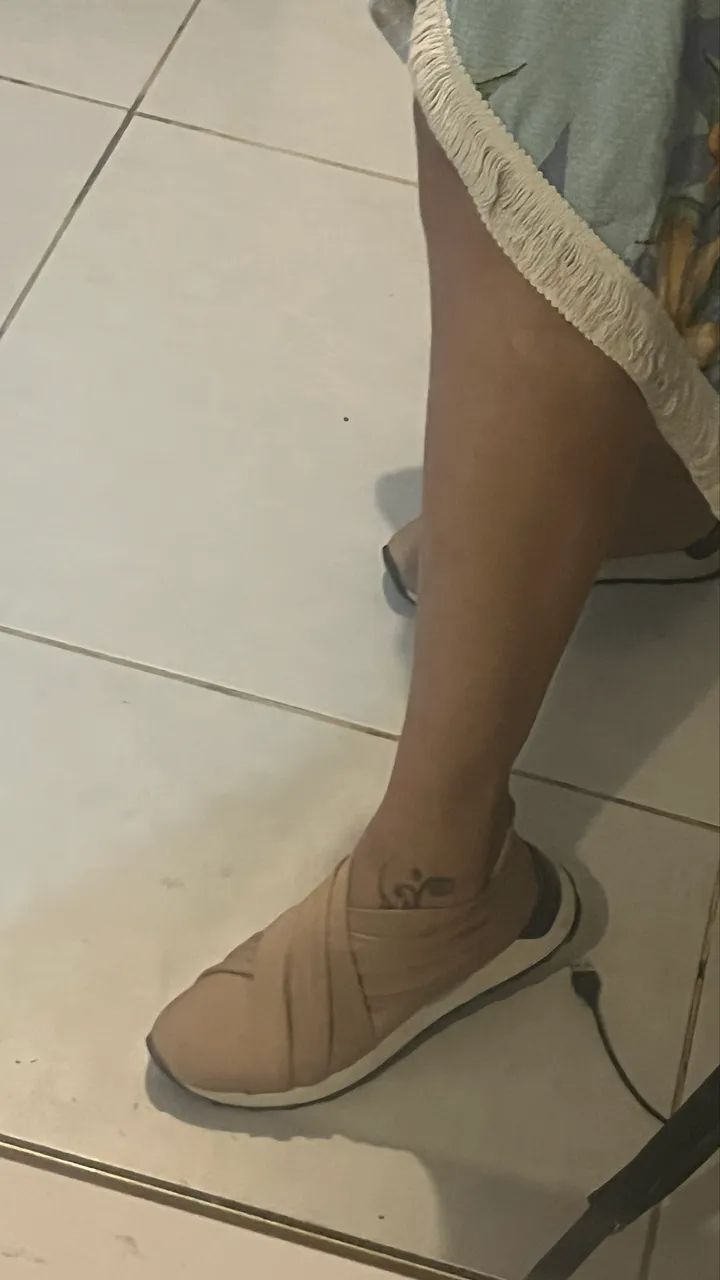 Tênis feminino usaflex bege - Foto 4