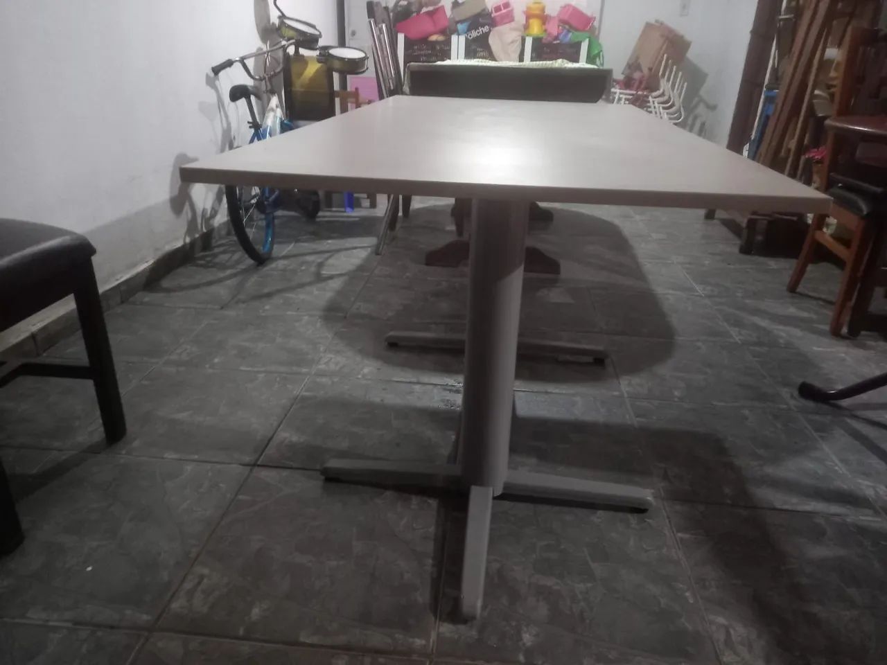 Mesa retangular branca - Foto 4