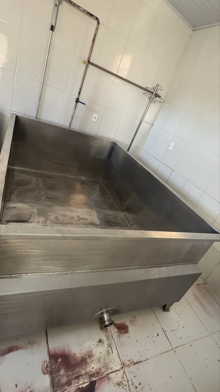 Taque em inox, para fabricação de queijos 2000 LTS vapor - Foto 2