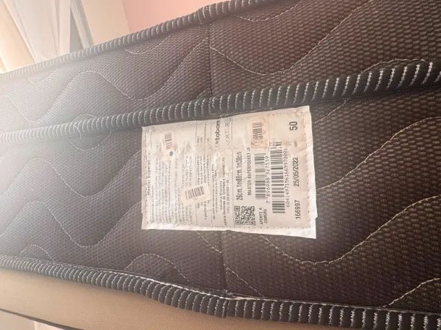 Vendo Cama-Box Casal Com Case e Solteiro - Foto 2