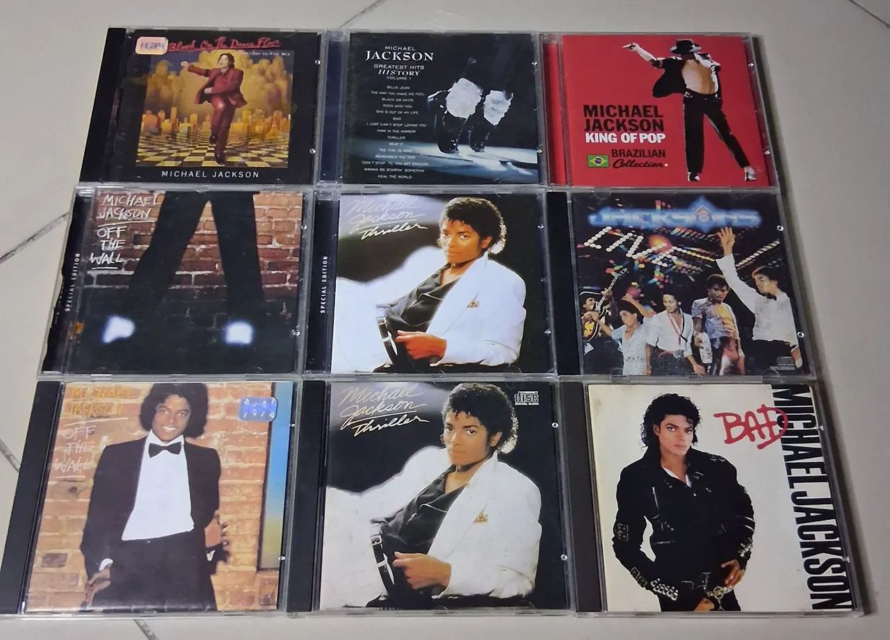 CD Michael Jackson 9 Discos ( Lote )