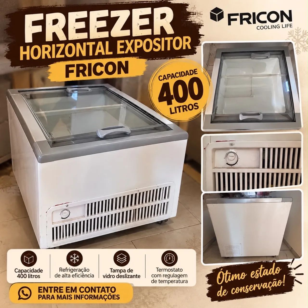 Freezer horizontal 