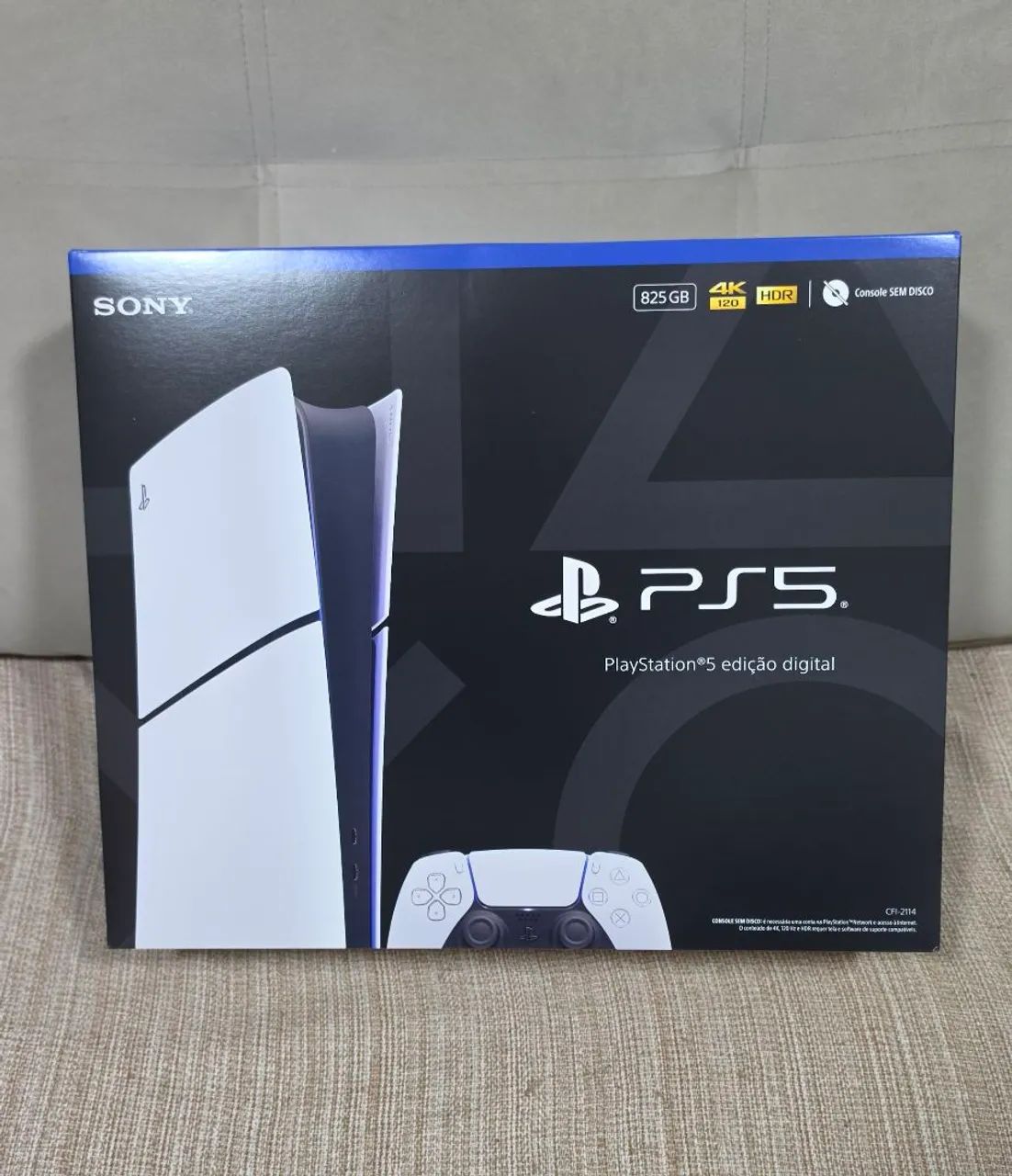 MOLEZA LACRADO- PLAYSTATION 5 - 01 DIGITAL E 01 COM LEITOR  - Foto 4