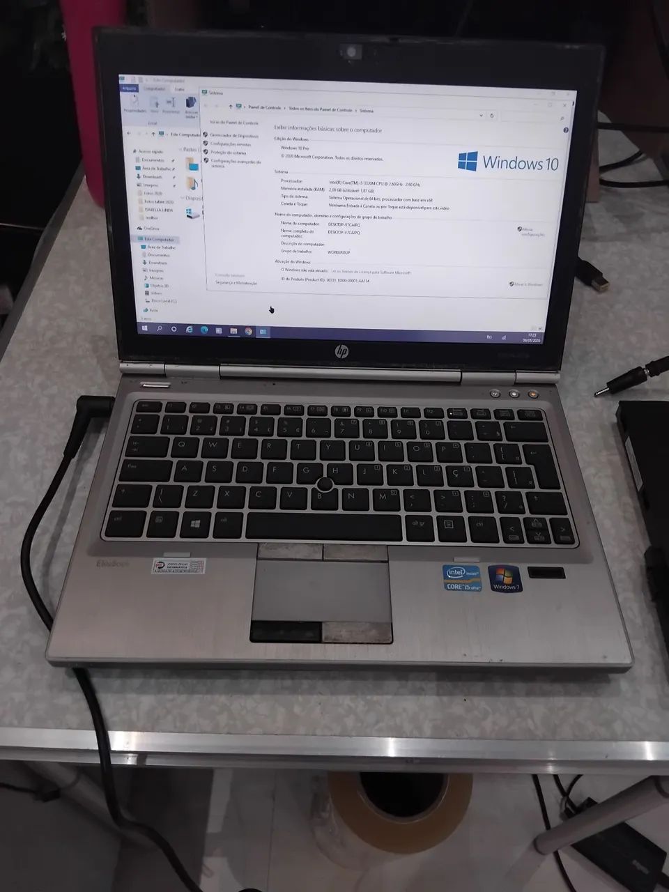 Netbook HP 2740p i5 3320m  4gb hd500gb