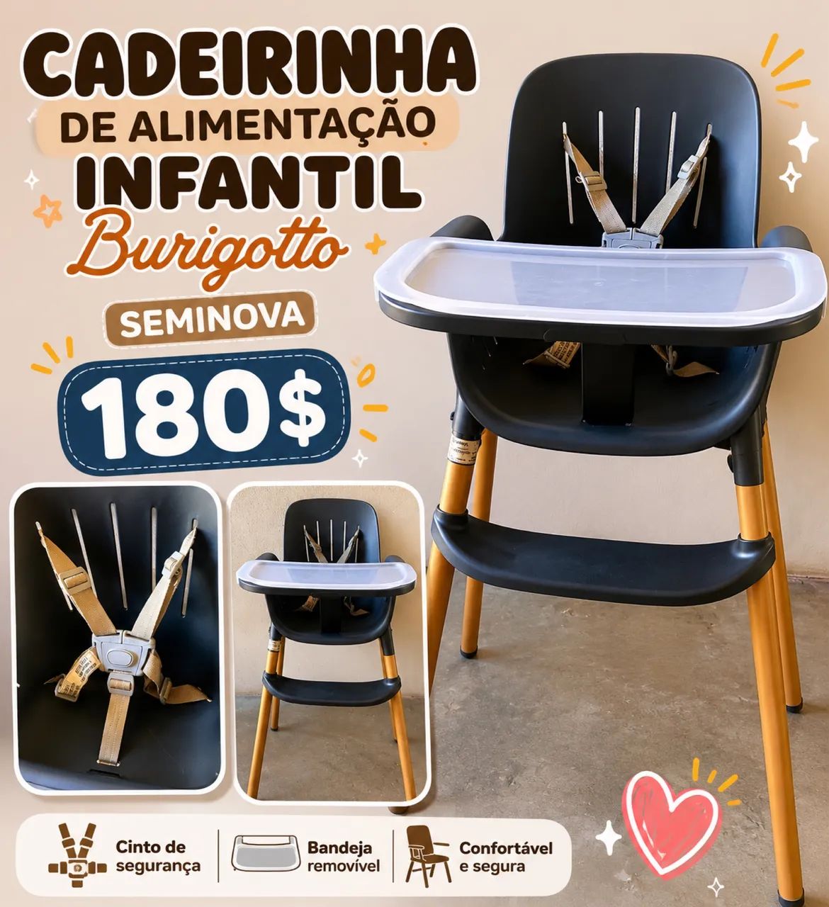 Cadeirinha alimentação 