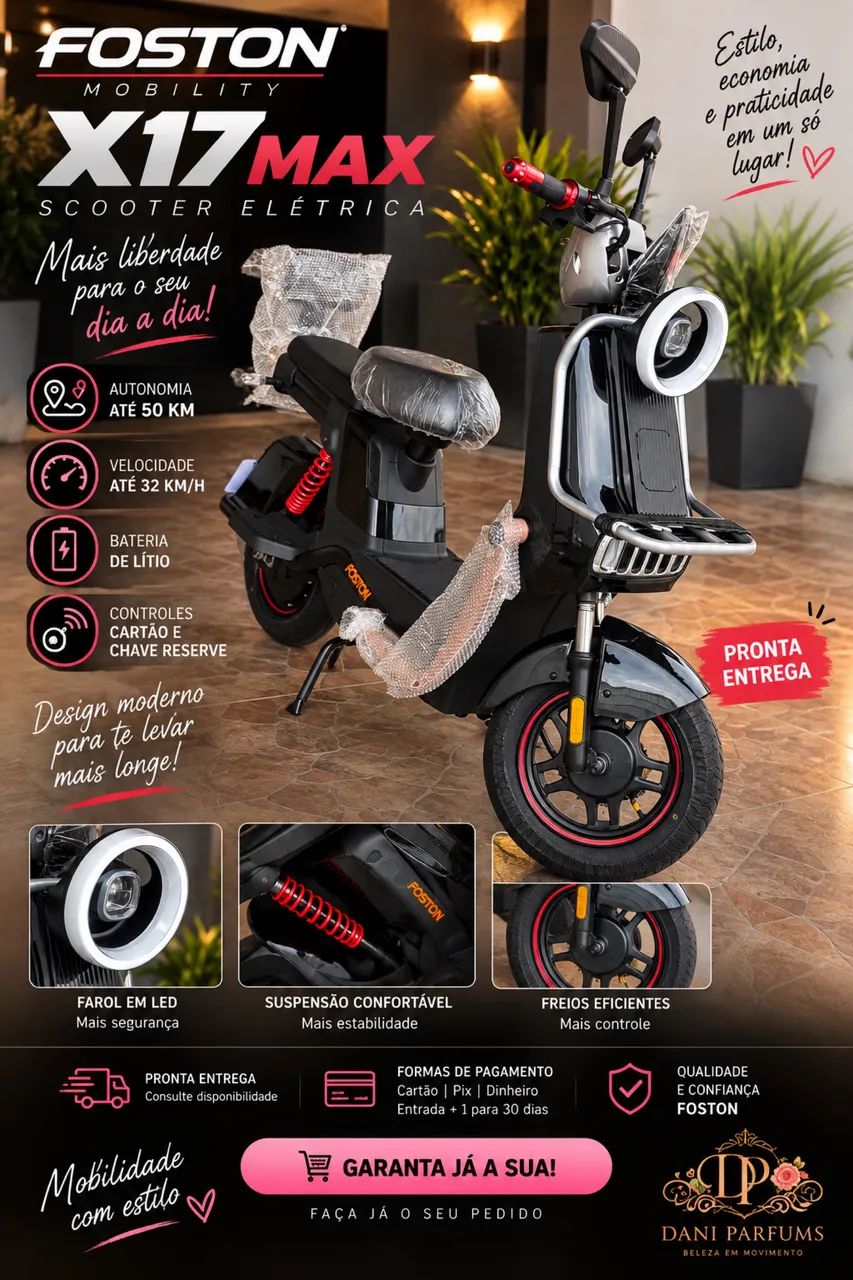 Scooter elétrica x15 e x17 Max nova 0km - Foto 2